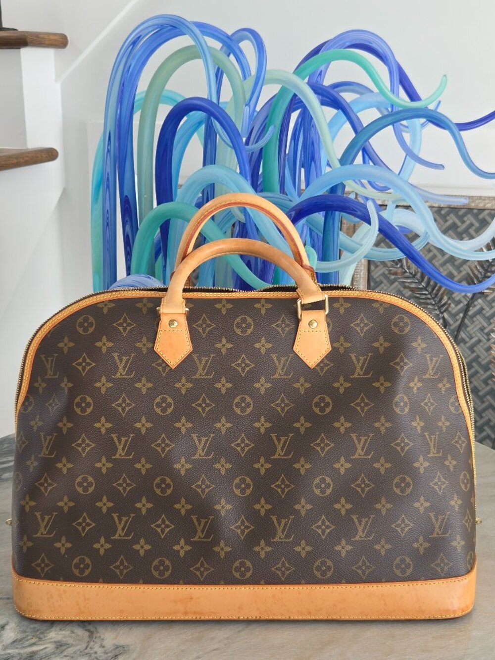 Louis Vuitton Alma Voyage MM – Monogram Canvas | Rare Travel Size | 2004